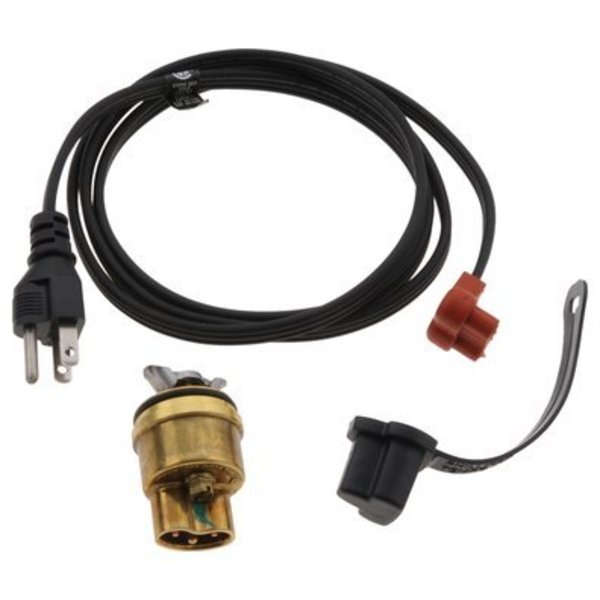 Zerostart Engine Heater - 400W 120V, 35Mm Plug, Brass Adapter Hyundai, Isuzu, Toyota 3100098